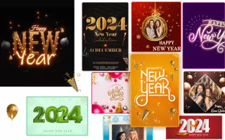 New Year Photo Frame 2025