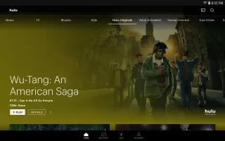 Hulu for Android TV