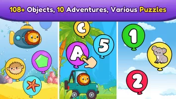 Balloon Pop Kids Learning Game