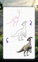 How to draw dinosaurs by steps