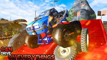 Pickup Truck Hill Climb Racing