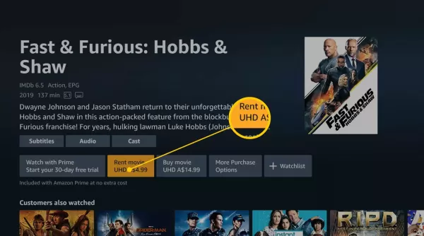 How does one go about watching 4K movies offered by Amazon Prime?