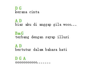 Guitar chords and tabs