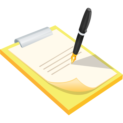 Notepad notes, memo, checklist