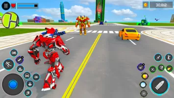 Robot Transform War Car Games