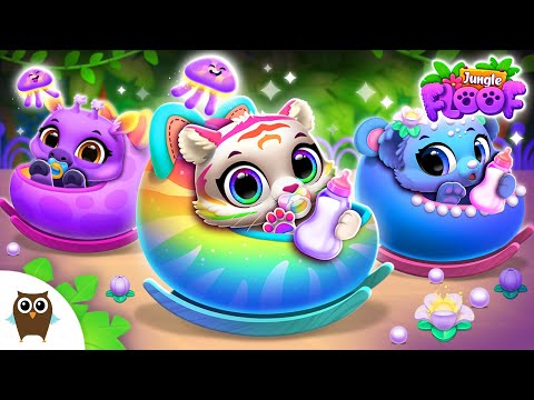 Jungle FLOOF Update 🌴 3 New Pets 😀 Jungle Floof - Island Pet Care |  TutoTOONS