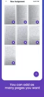 Handwriter: text to assignment