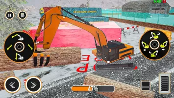 Snow Excavator Construction 3D