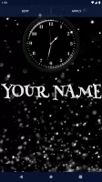 Black HD Clocks Live Wallpaper