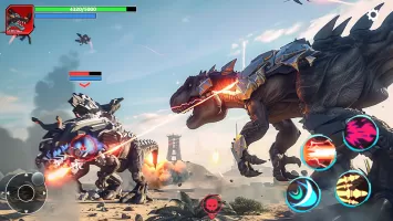 Mech War: Jurassic Dinosaur