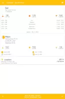Calendar - Sun & Moon