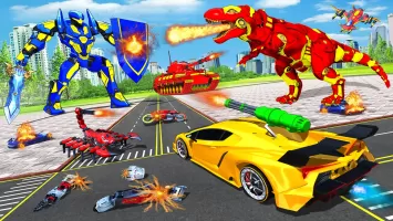 Robot Transform Robot Car Game