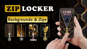 Gold Zip Locker