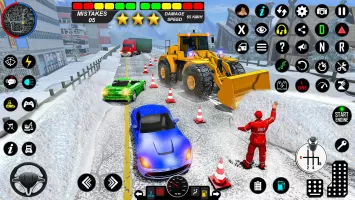 Snow Excavator Simulator Game