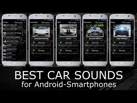 BEST CAR SOUNDS 🚘 || Over 170 FREE Car Sounds & Exhaust Sounds for Smartphones 🔥