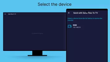 Send files to TV