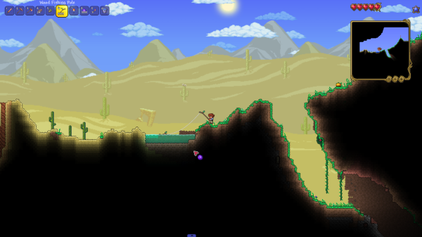 How to Fish in Lava Terraria？
