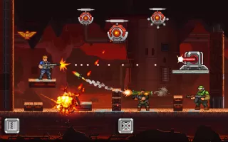 Gun Force Side-scrolling Game