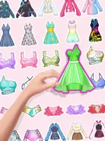 Sticker Doll DIY Dressup Diary