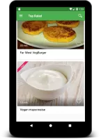 Vegetarian and vegan recipes