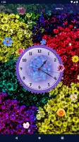 Flower Blossoms Spring Clock