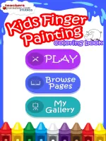 Kids Finger Painting Coloring