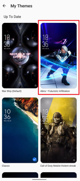 ASUS Themes – Stylish Themes