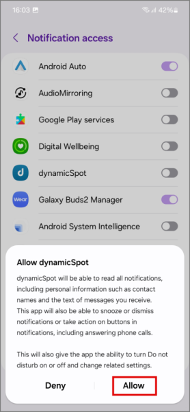 dynamicSpot a Dynamic Island