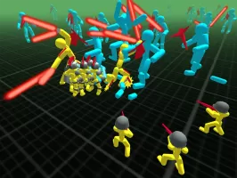 Stickman Simulator Neon Battle