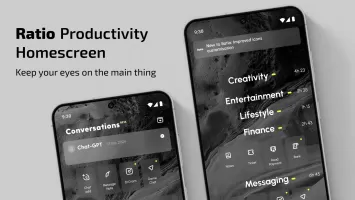 Ratio: Productivity Homescreen