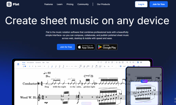 Flat: Music Score & Tab Editor