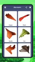 Origami aircraft, paper