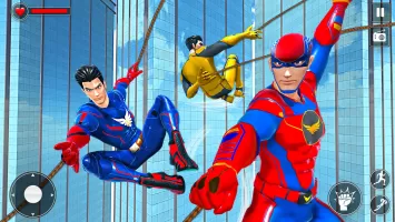 Rope Hero Superhero Flying