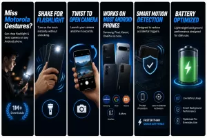 Shake Flashlight & Camera