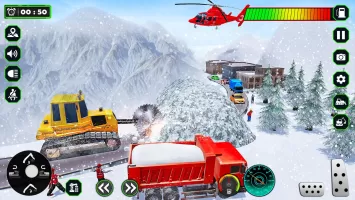 Snow Excavator Simulator Game