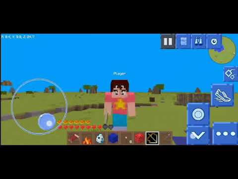 Lococraft Simulator Minicraft || Damage hunger breaks places blocks surround 3D Sound & music