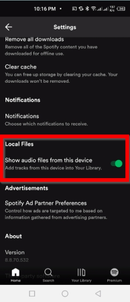 How to add local files to your Spotify?