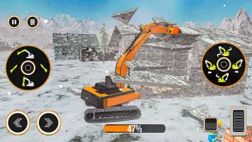 Snow Excavator Construction 3D