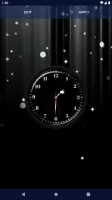 Black HD Clocks Live Wallpaper