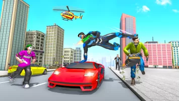 Rope Hero Superhero Flying