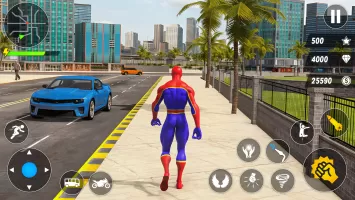 Spider Robot Hero Car Games