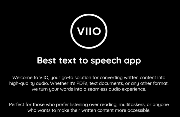 VIIO - Natural reader