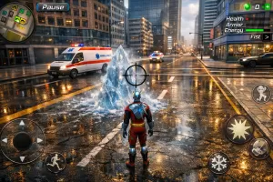 Snow Storm Superhero