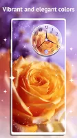 Rose Clock Live Wallpaper