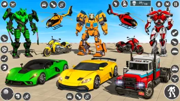 Dino Robot: Car Transform Game