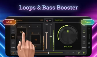DJ Music Mixer & Drum Pad