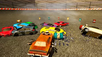 Demolition Derby Mad Car Crash
