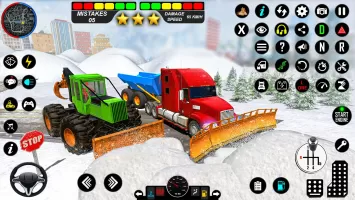 Snow Excavator Simulator Game