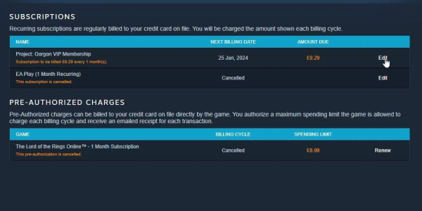 How to Cancel Steam Subscriptions？