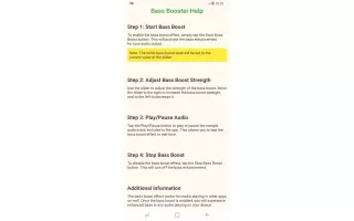 Bass Bosster